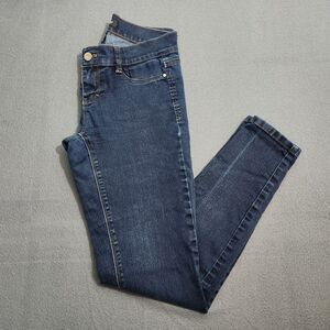 WHBM Women XS Dark Wash Low Rise Skinny Leg Stretch Jeans